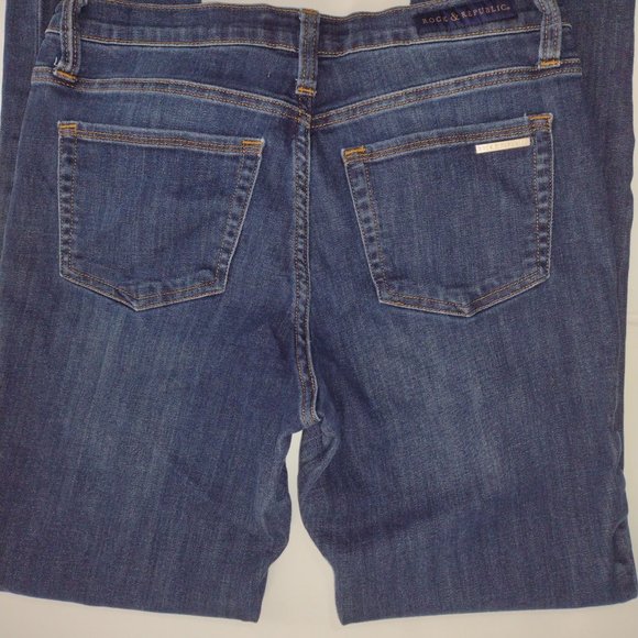 pantalones de mesclilla  Rock Y  Repulic  denim  para mujer talla 10 - Picture 4 of 9